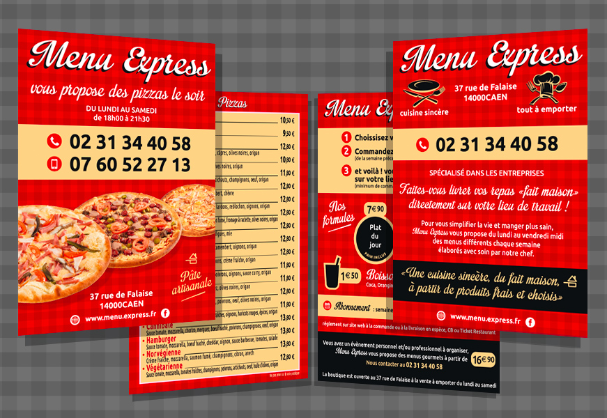 Menu Express - flyers